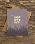 Butt Lights Fireflies | Greeting Card