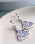 Long Fan Pendant Earrings