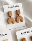 Myla Clay Earrings | Ochre