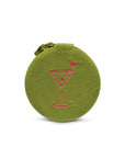 Velvet Jewelry Organizer - Martini - Olive