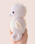 Baby Seahorse (lilac) | Hand-Knit Doll