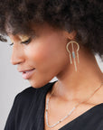 Dream Stone Earring - Gold