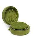Velvet Jewelry Organizer - Martini - Olive