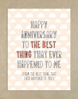 Best Thing Anniversary | Greeting Card