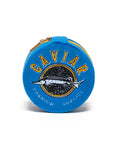 Velvet Jewelry Zip Case / Organizer - Caviar Tin - Blue