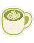 Cozy Matcha Latte | Sticker