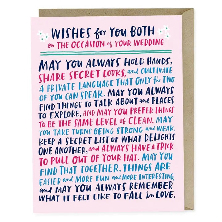 Wishes For You Both | Greeting Card