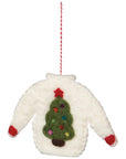 Ugly Xmas Sweater Felt Ornament