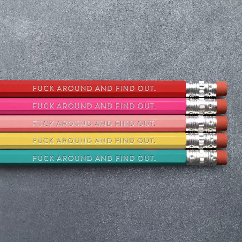 Fuck Around Pencils: Rainbow