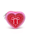 Velvet Jewelry Organizer - Heart Shaped w/ Bow
