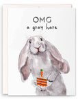 Gray Hare - Funny Birthday Card