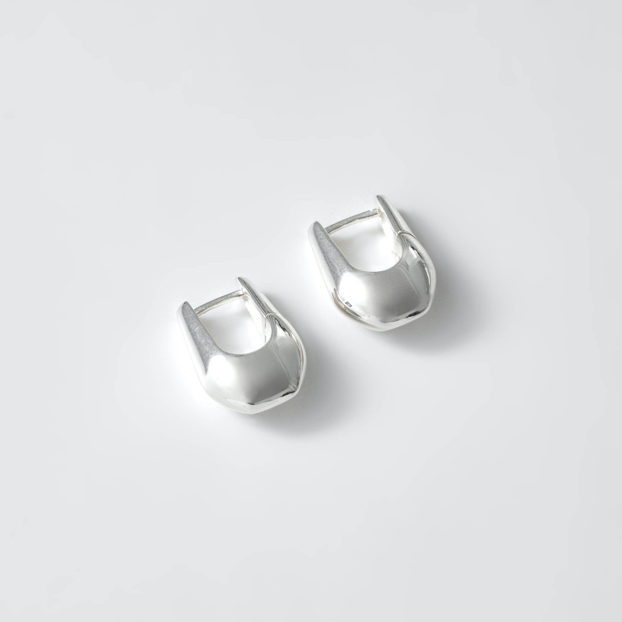 Baguette Hoop | Silver