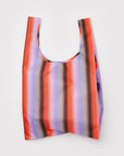 Gradient Stripe Poppy/Lilac Tote