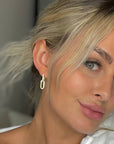 Paperclip earrings