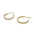 Beaded Hoops | Gold-Fill