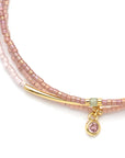 Miyuki Bracelet Trio | Blush/Gold