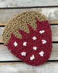 Strawberry Mug Rug