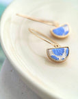 Semi-Circle Pendant Earrings