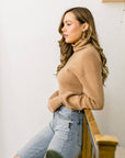 Leather & Brass Sunburst Earrings | Burgundy