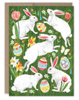 Garden Bunnies Easter Card