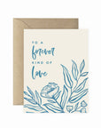 Forever Love Wedding Greeting Card
