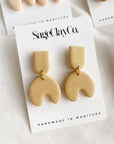 Myla Clay Earrings | Ochre