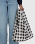 Standard Baggu - Black & White Big Check