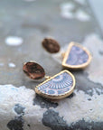 Semi-Drop Hammered Earrings
