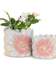 Pink Daisy Planter