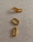 Paperclip earrings
