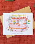Cat Cake - Birthday Card