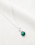 Tiny Emerald Necklace