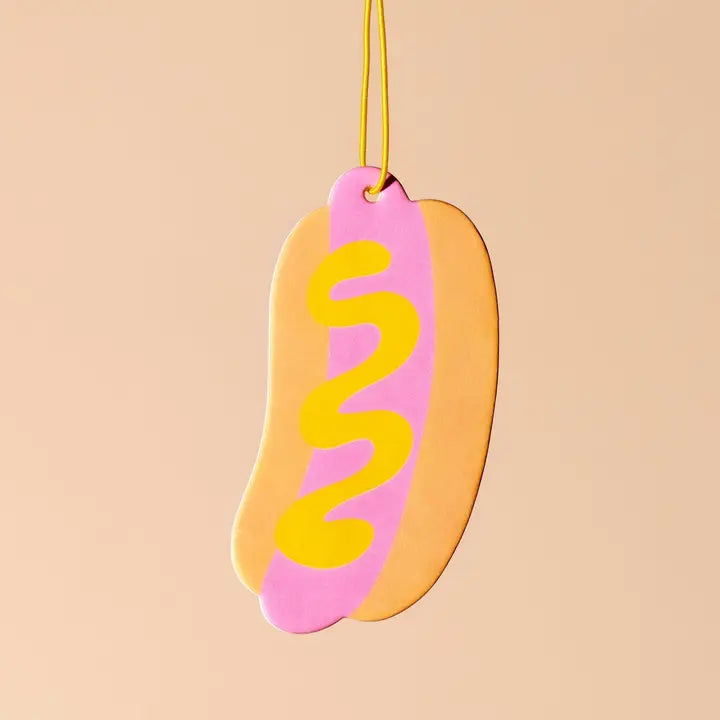 Hot Dog Air Freshener - Pink Lemonade Scent