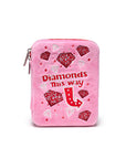 Velvet Jewelry Organizer - Diamonds