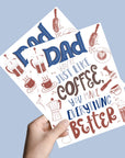 Hand-lettered Coffee | Greeting Card