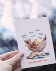 Claps Congrats Seal OF Approval - Funny Congratulations Card
