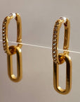 Paperclip earrings