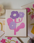 Retro Flower | Greeting Card
