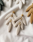 Dahlia Clay Earrings | Chiffon