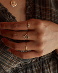14k Visionary Eye Ring