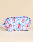 Quilted Cosmetic Pouch: Harbor House