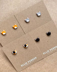 Cat Ceramic Studs