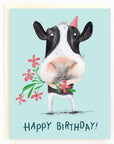 Birthday Cow Card