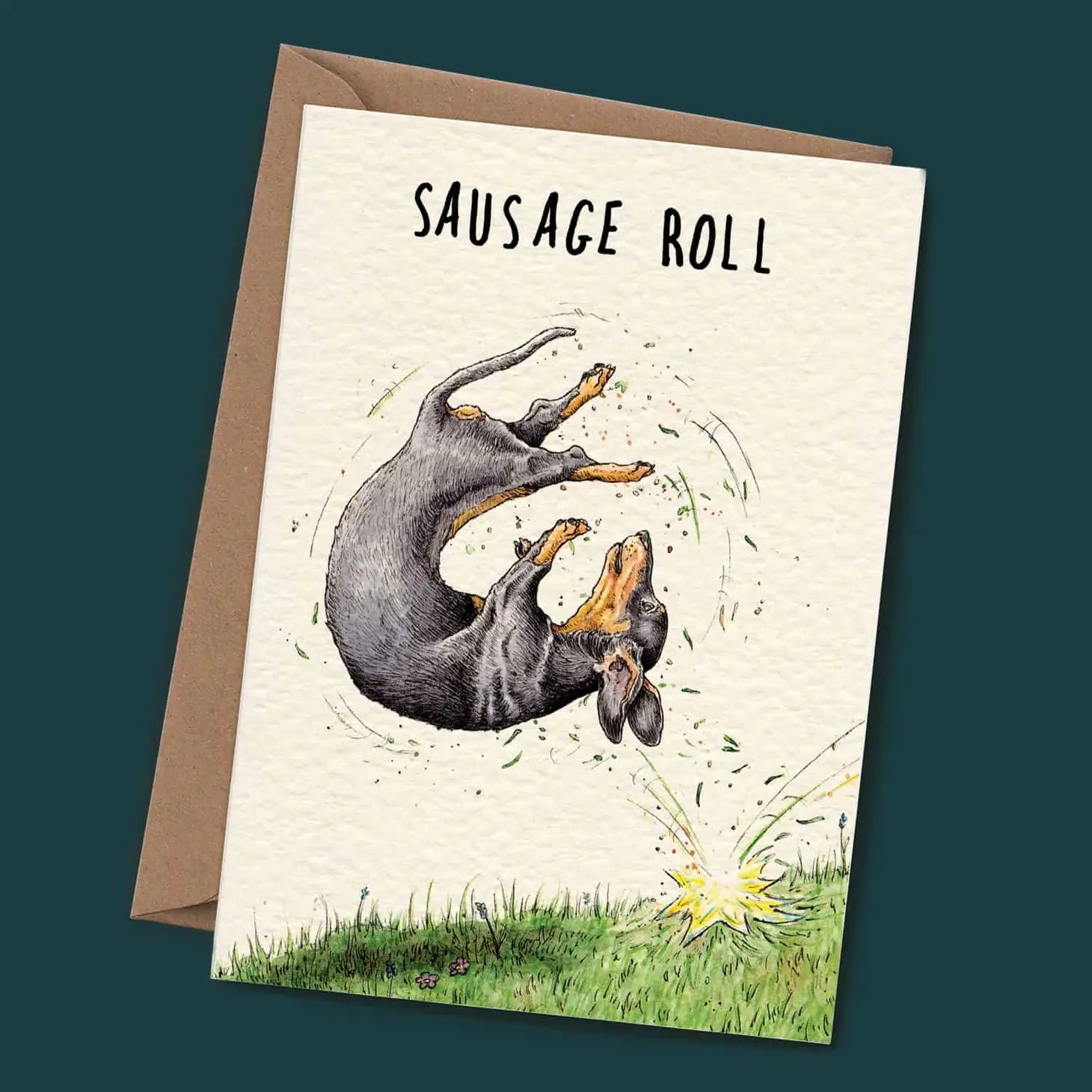 Sausage Roll - Greeting Card