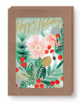 Holly Bouquet Holiday Boxed Cards - Set of 10