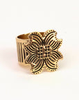 Brass Bandana Slide Ring | Amy