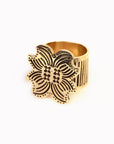Brass Bandana Slide Ring | Amy