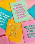 Welcome to the Club! 30 | Greeting Card