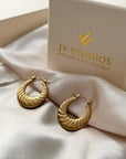 Flat Scallop Hoops