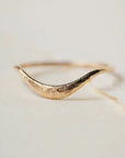 14k Rippling Wave Ring